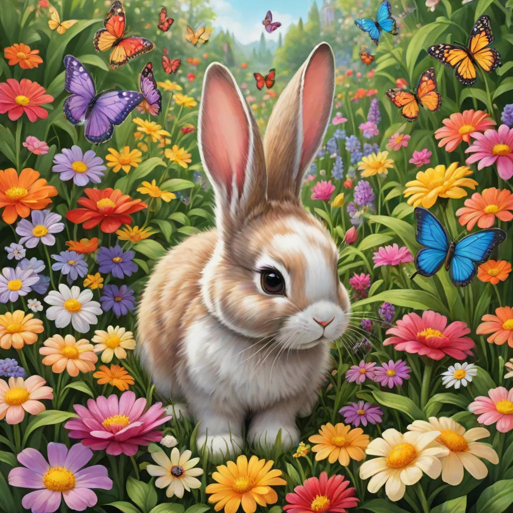 The Bunny's Flower Adventure