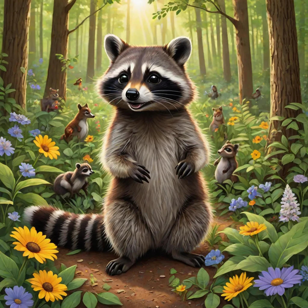 Rex the Raccoon's Respectful Adventure