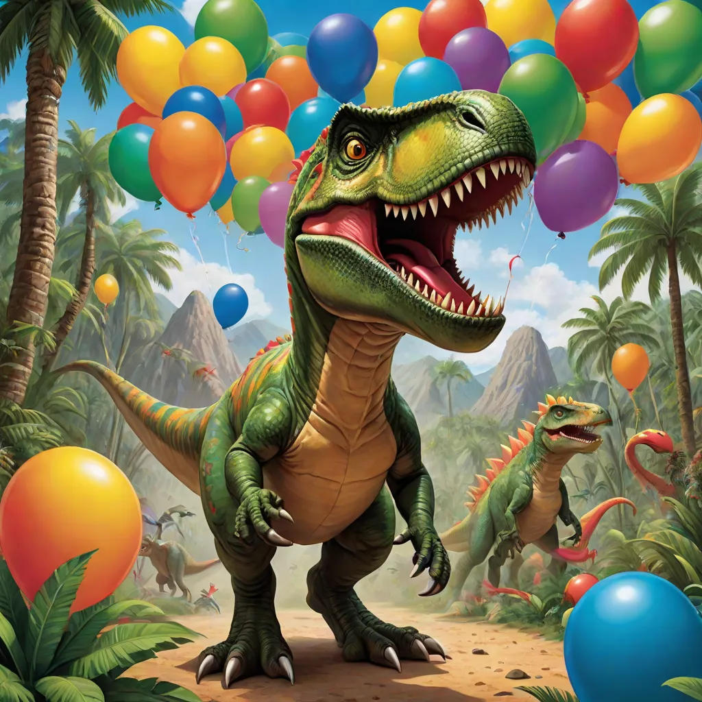 Terry the T-Rex's Birthday Bash