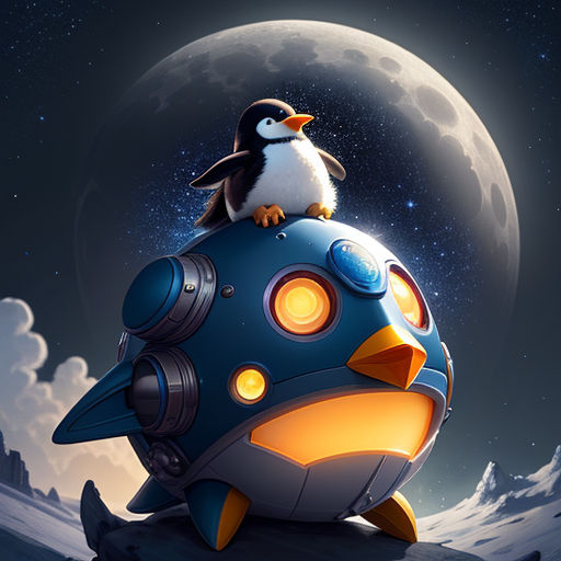 Percy the Penguin and the Moon Adventure