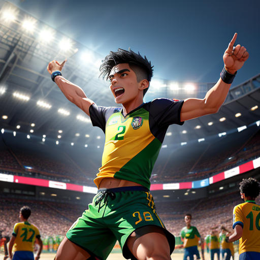 The Anime Boy in the Brazilian Jersey