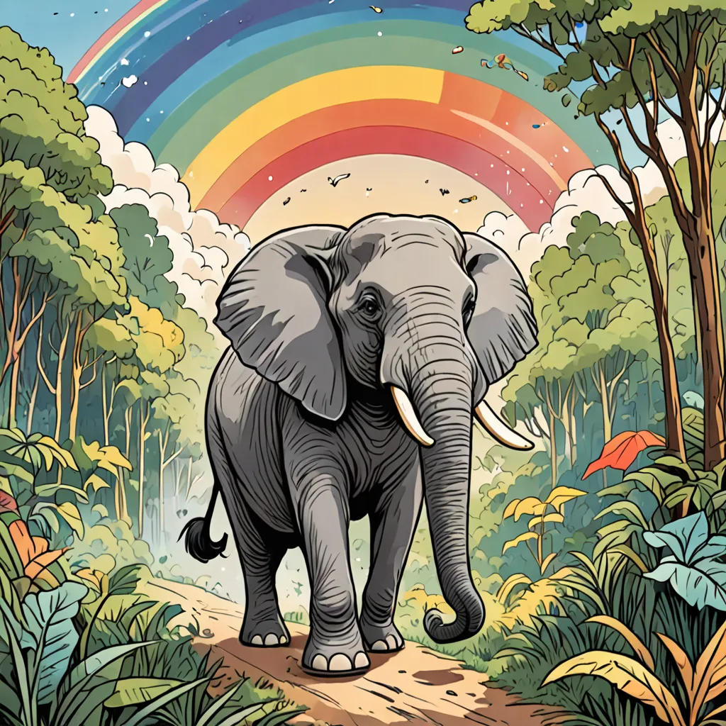 The Elephant's Quest for the Lost Rainbow