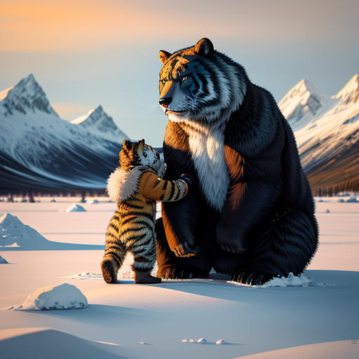 Koda the Bear and the Ferocious Tiger