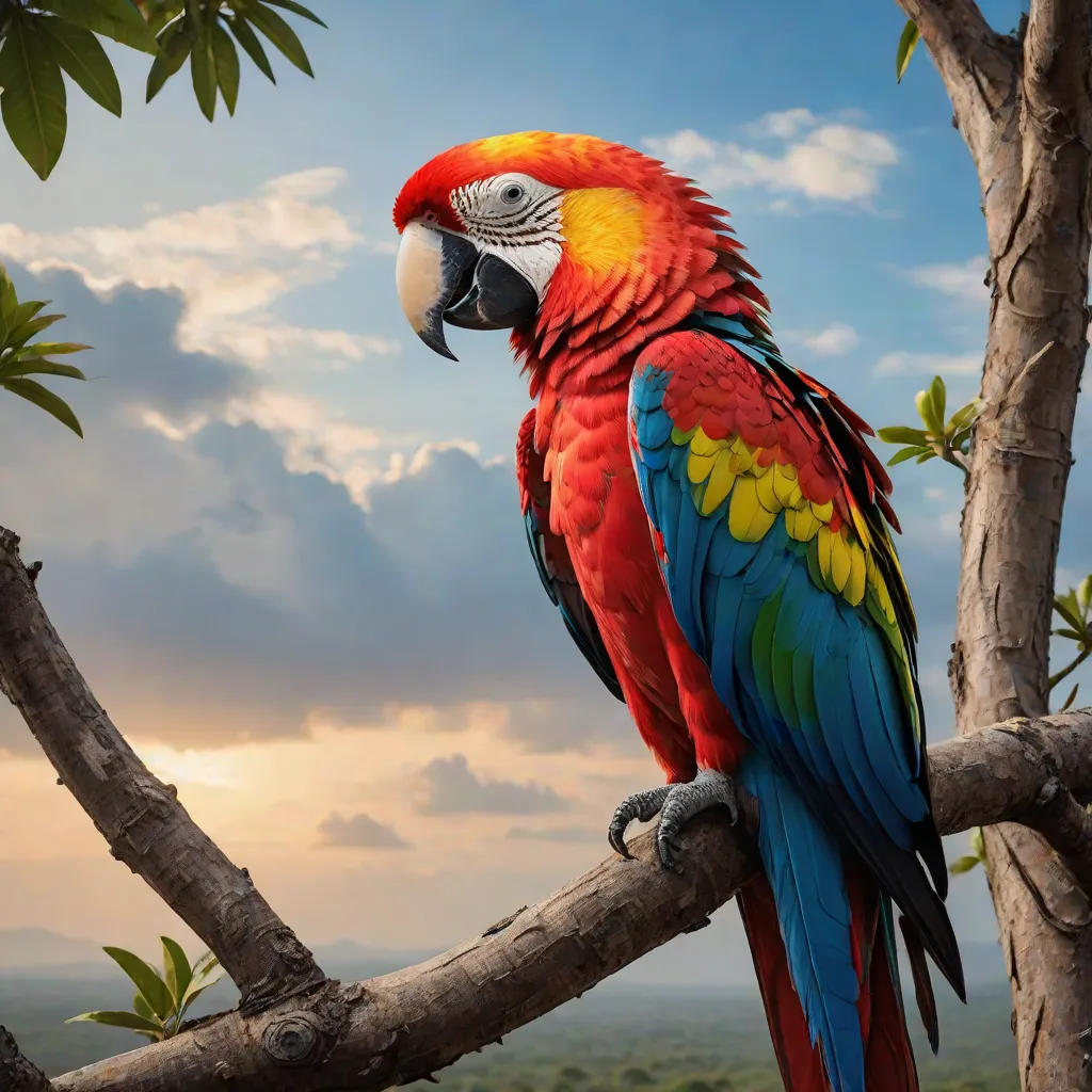 The Caged Parrot