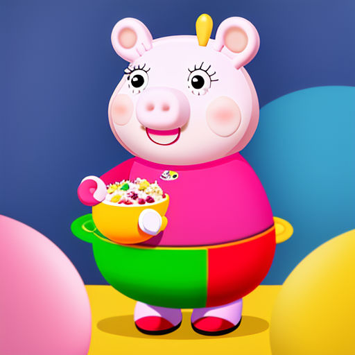 Peppa Pig's Misadventures: The Butt Pudding Fiasco