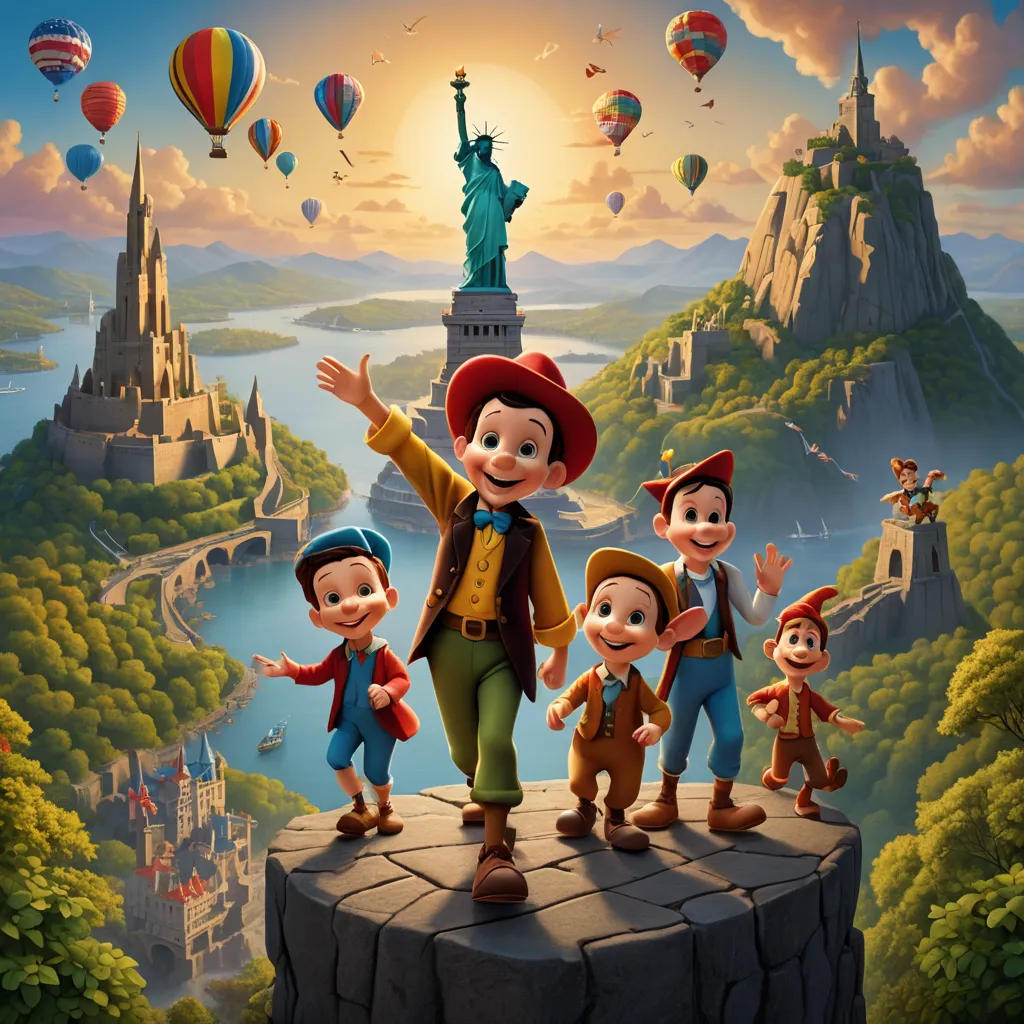 The Adventures of Pinocchio and His Puppet Friends