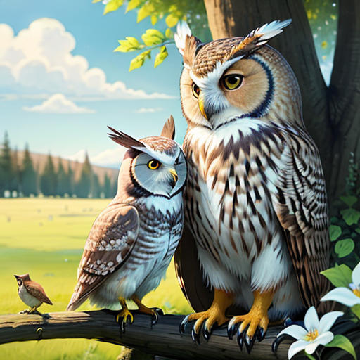 The Unlikely Friendship of Henry the Vole and the Wise Owl