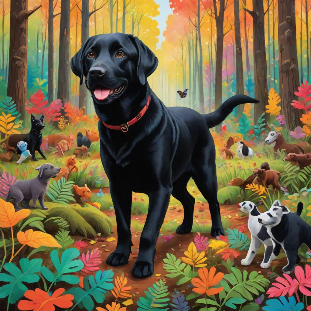 Kikey the Black Labrador