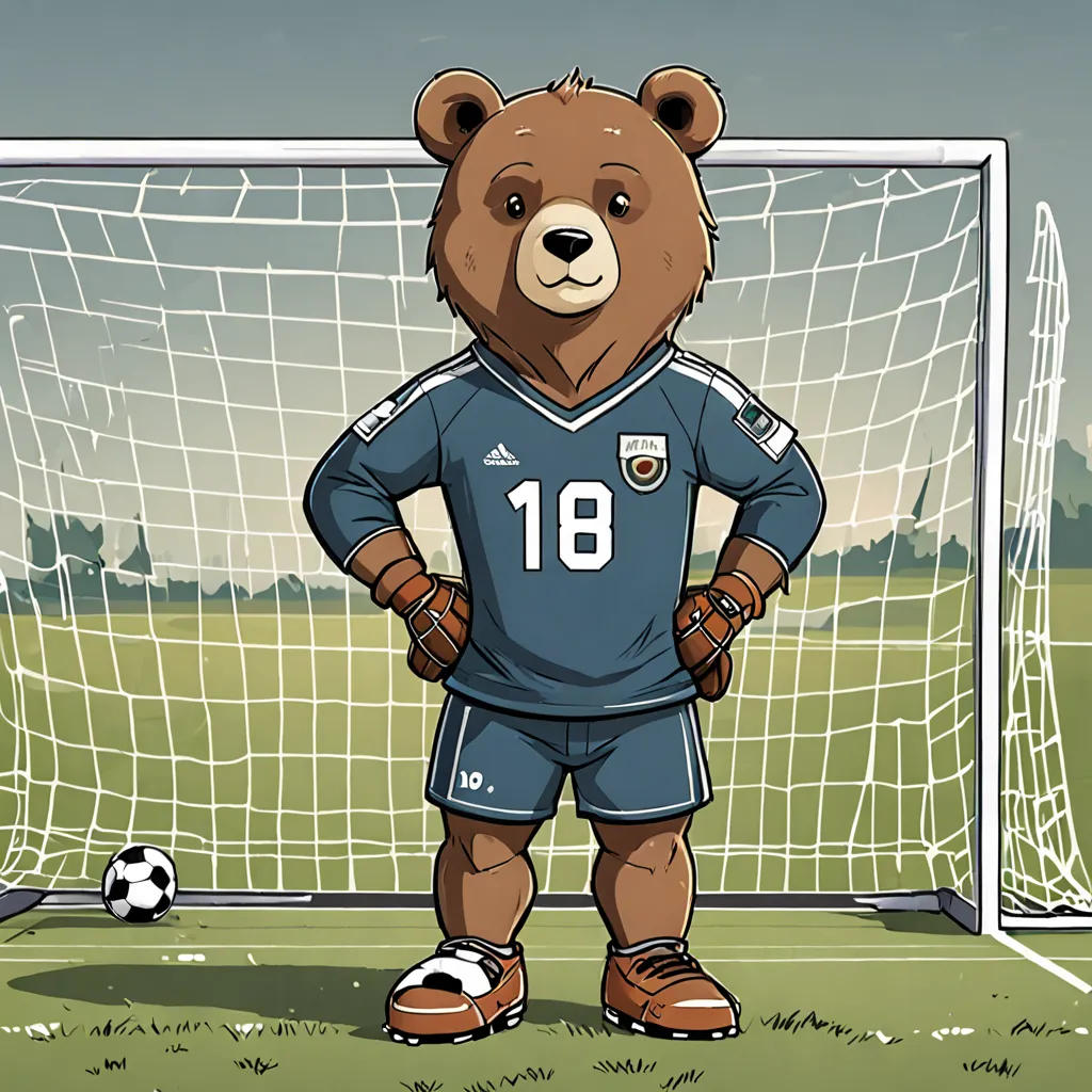 Tom The Bear Goalkeeper