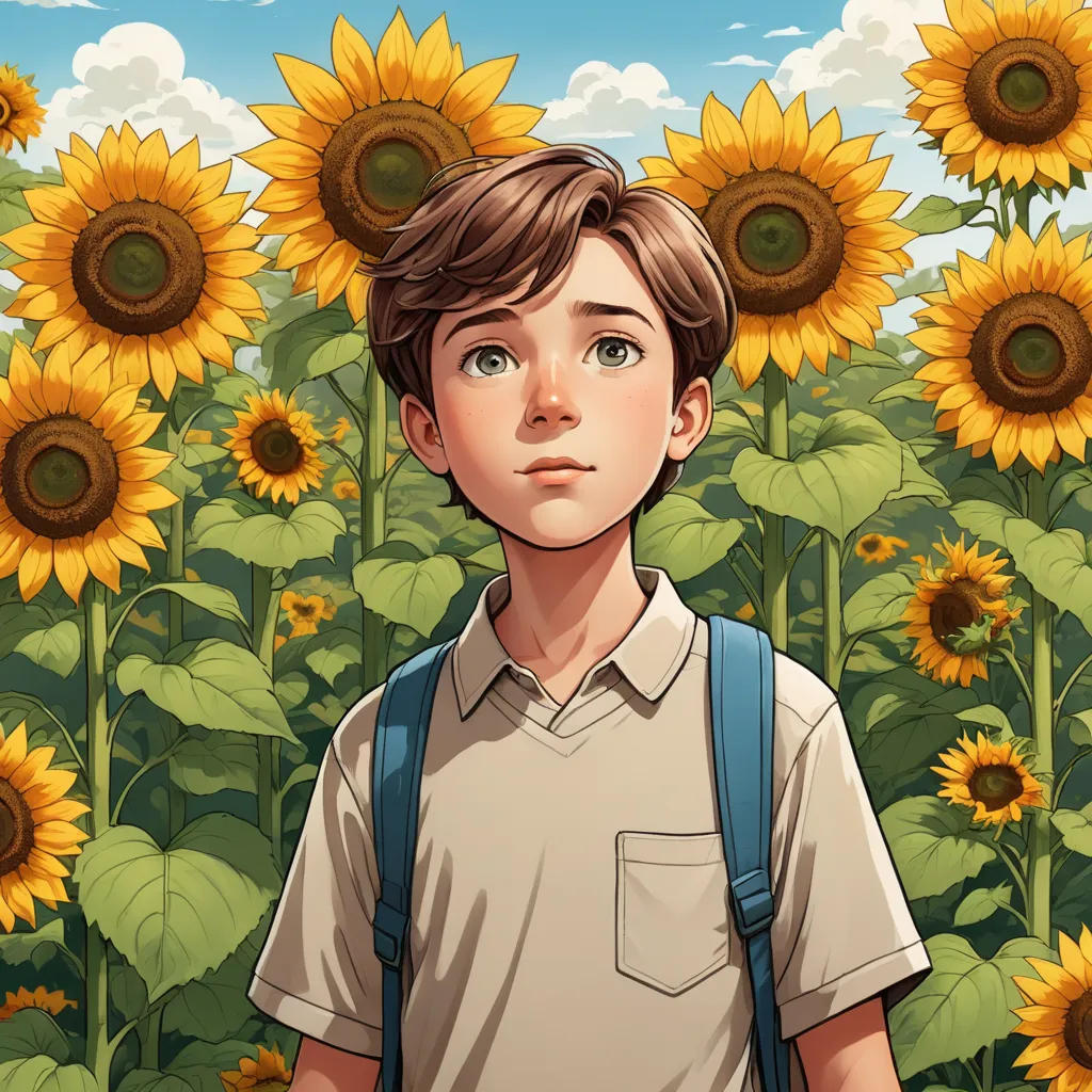 The Growing Sunflower