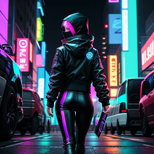 Cyberpunk girl - Playground