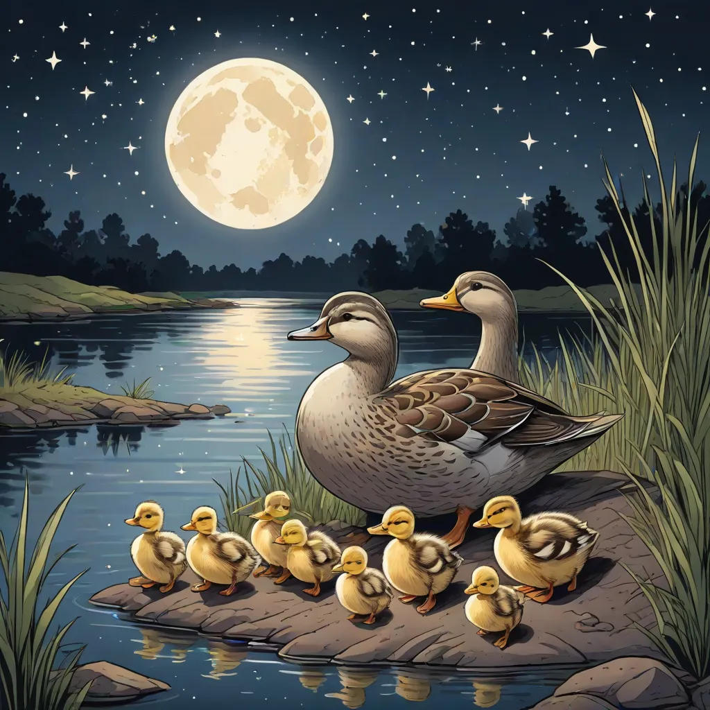 Goodnight by the Riverbank