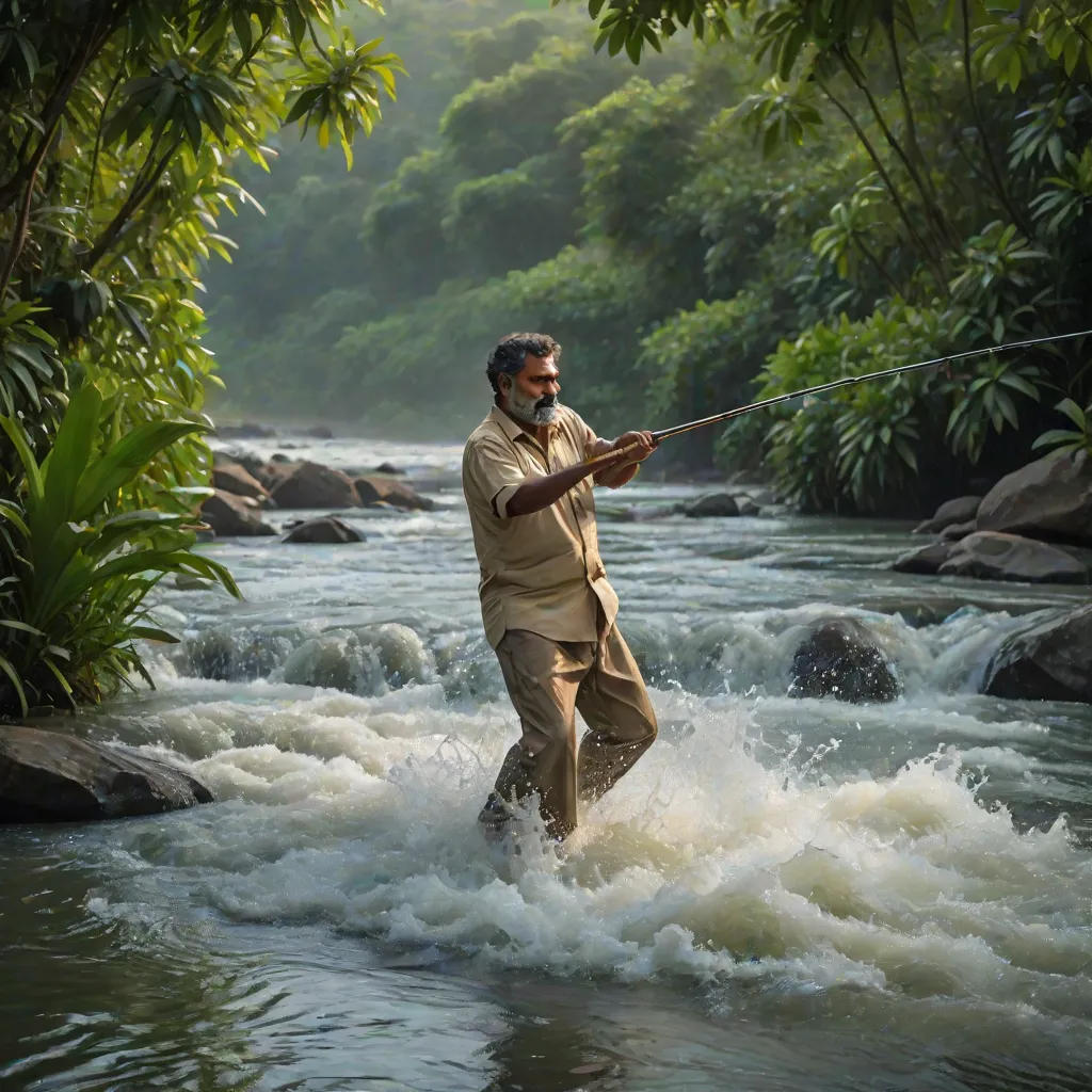 সুধীরের মাছ ধরার কাহিনী