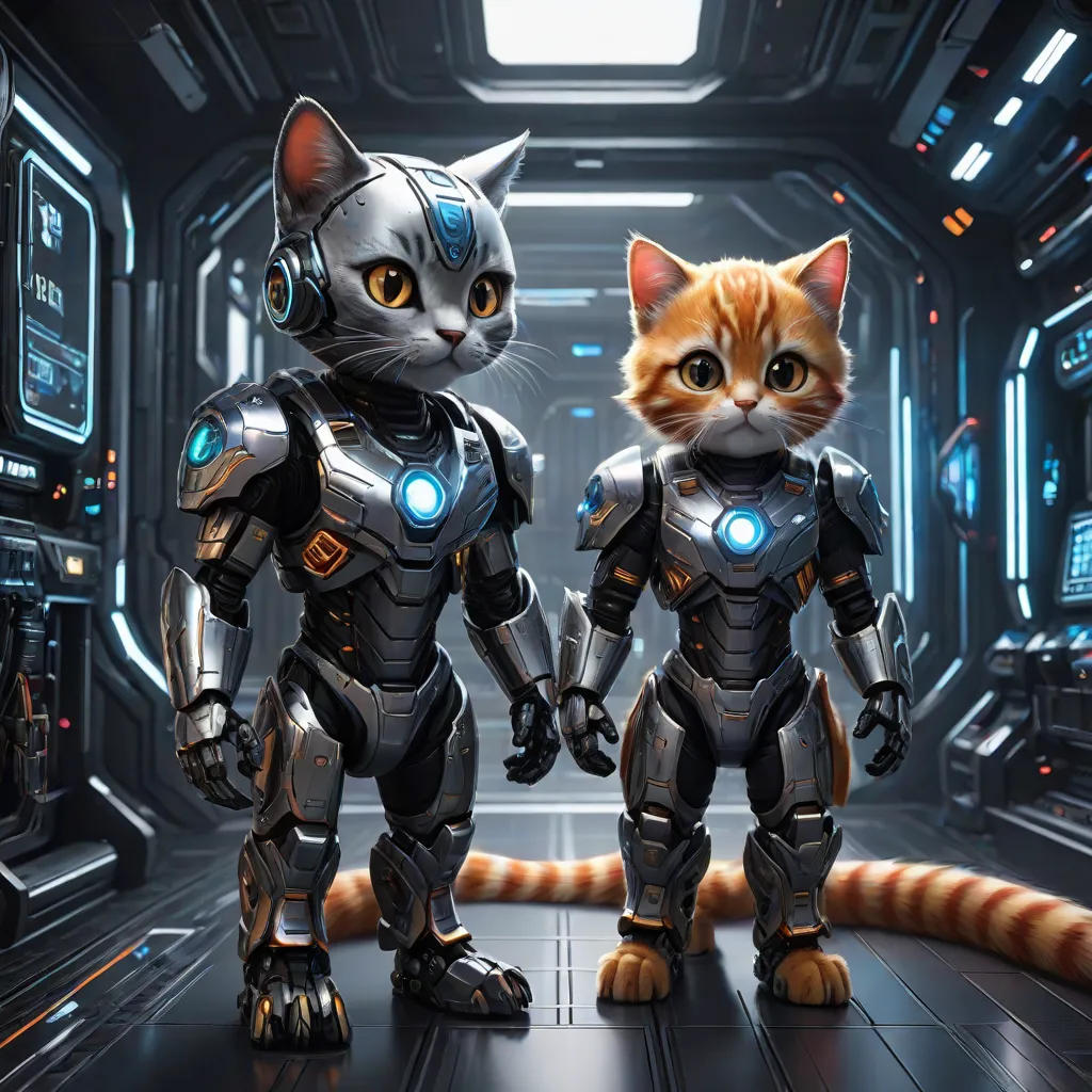 The Epic Quest of RoboKitty and F1N
