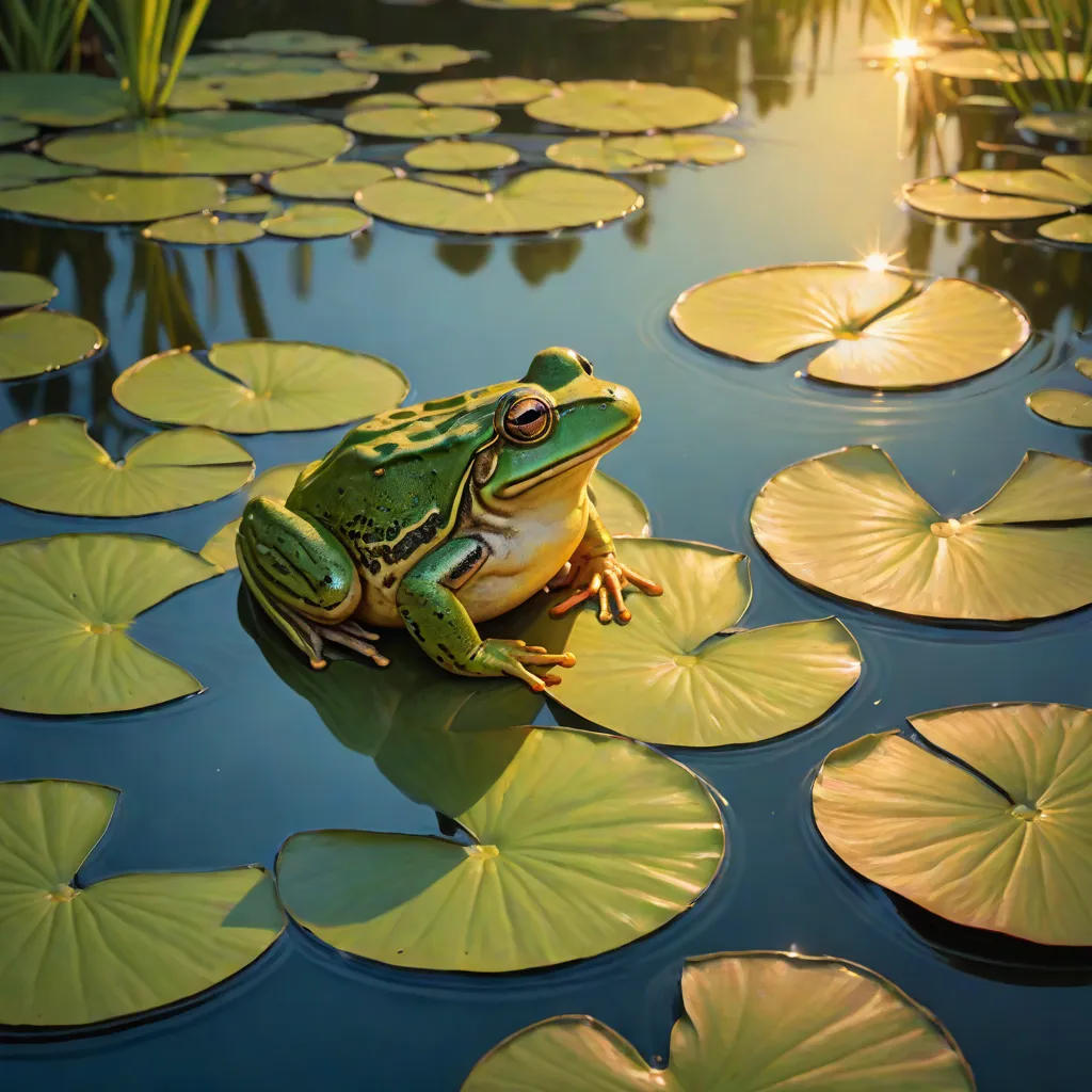 The Brave Little Frog