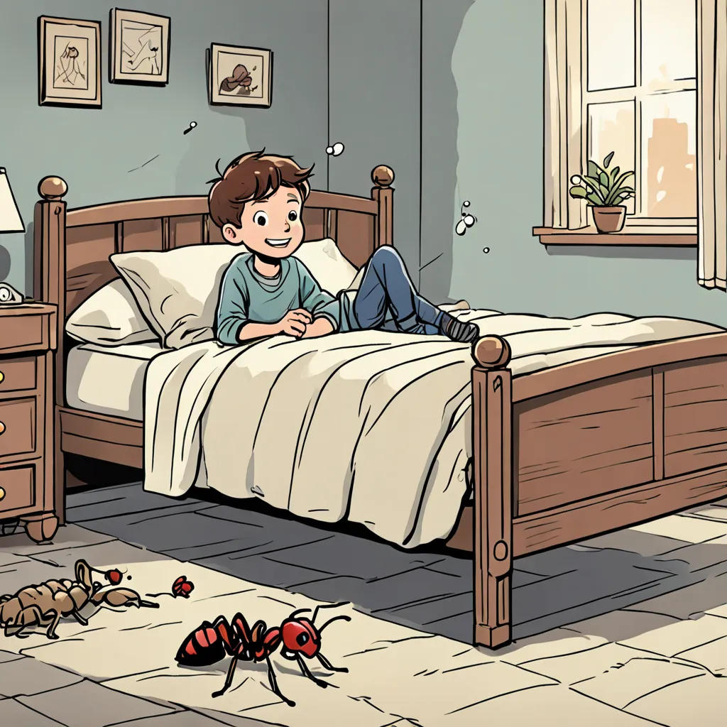The Boy and the Energetic Ant