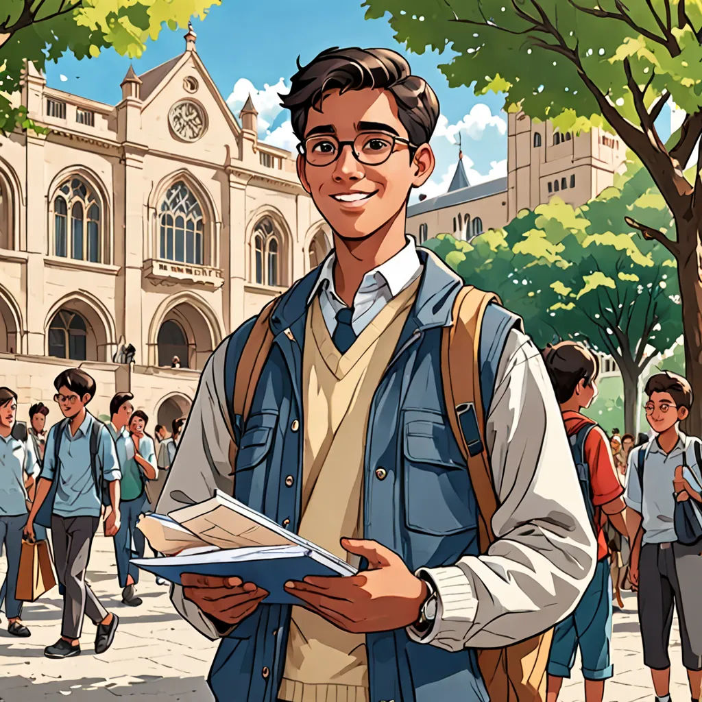 a man standing in front of a building holding a book in his hands and a book in his other hand, paris school, a comic book panel, Cedric Seaut (Keos Masons), official art