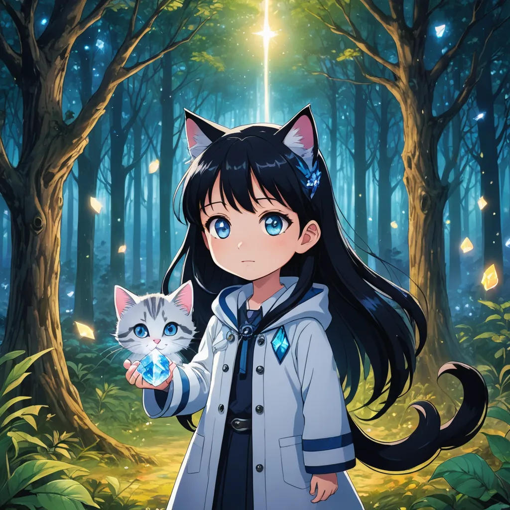 The Magical Adventure of Luna and the Enchanted Forest