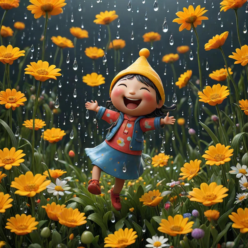 The Magic of the Happy Raindrop