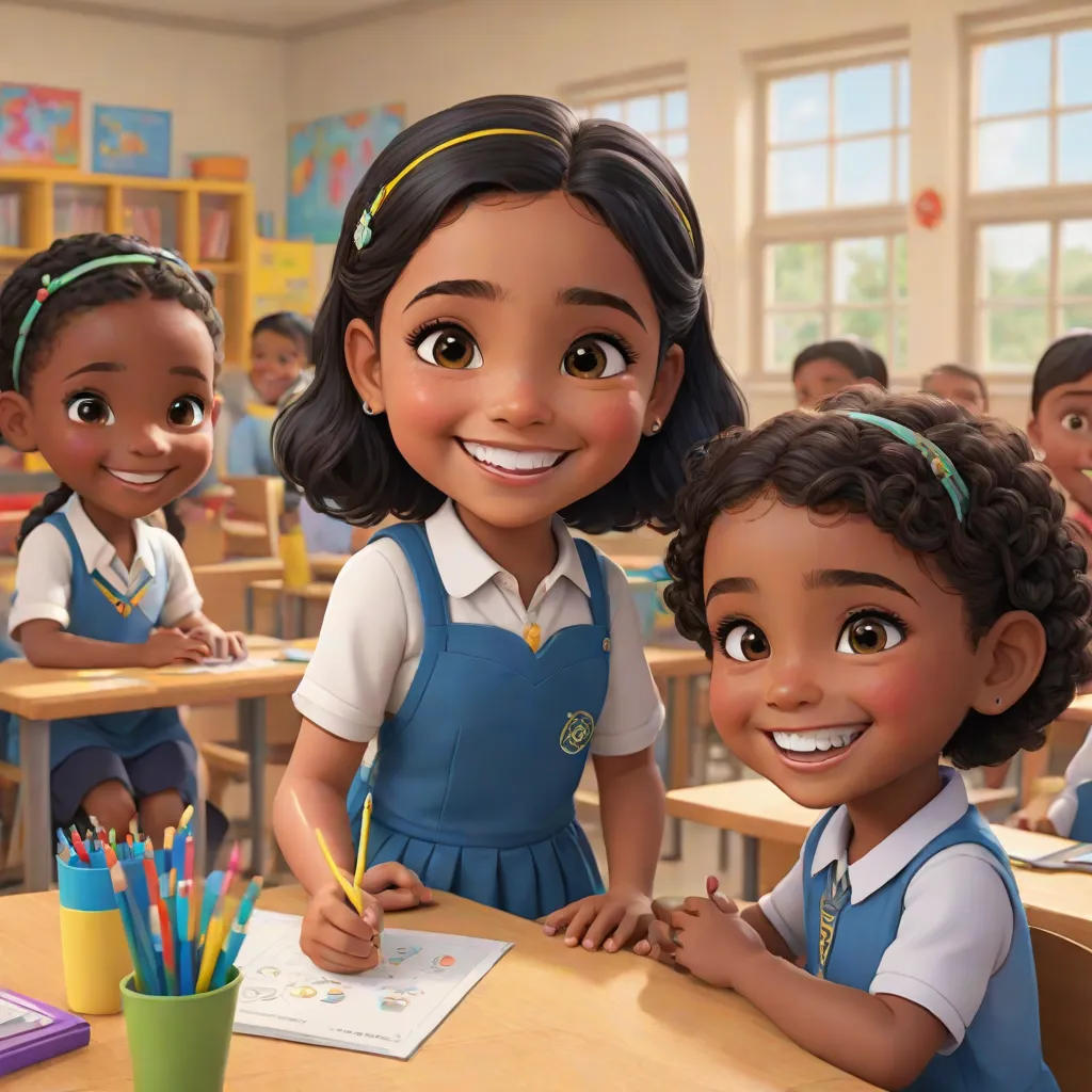 Azaria’s First Day At School