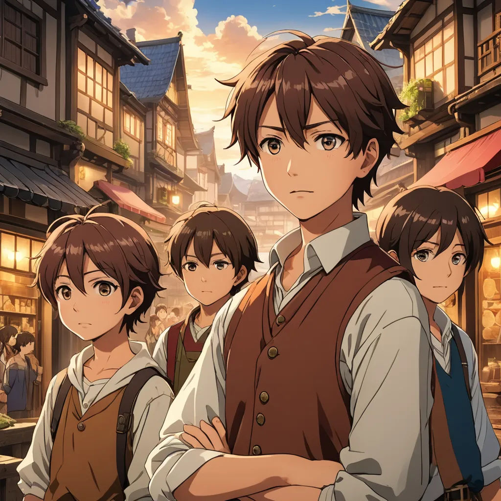 a group of people standing in front of a building with a sky background and a person with a backpack, rayonism, concept art, Ai-Mitsu, official art