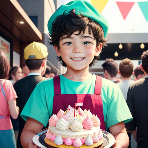 actor eating cupcake