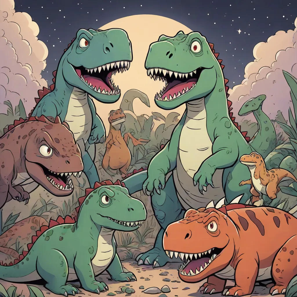 The Young Dinosaur Learns Respect