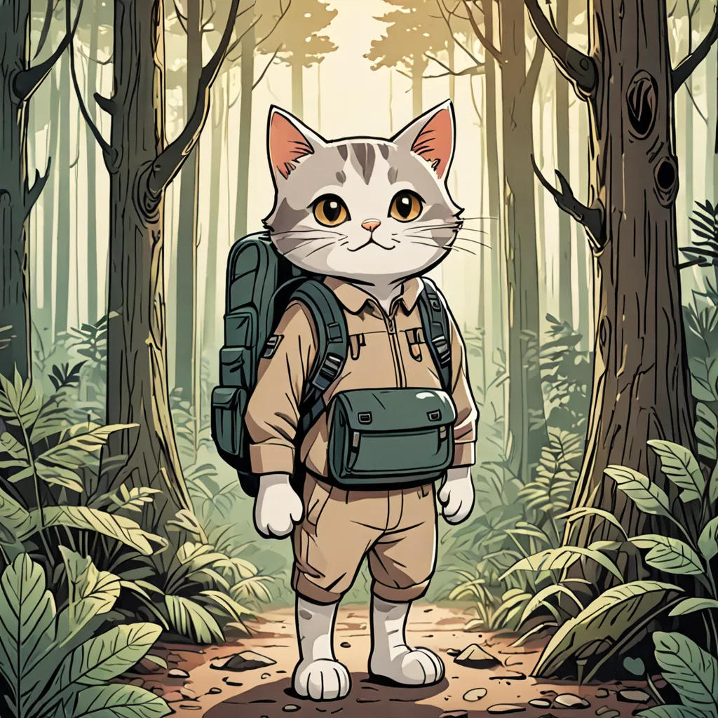 The Curious Cat's Magical Adventure