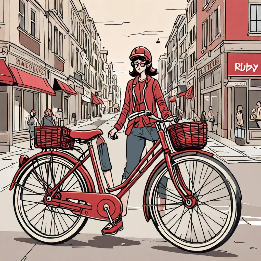 Ruby and her New Bike