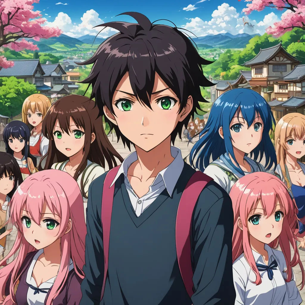 Lost in the World of Anime Girls