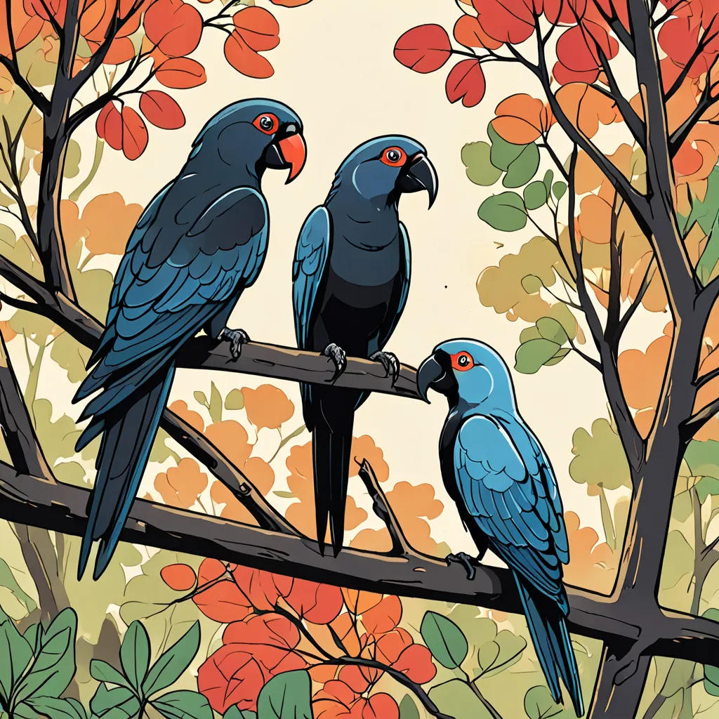 The Clever Parrot and the Wise Crow