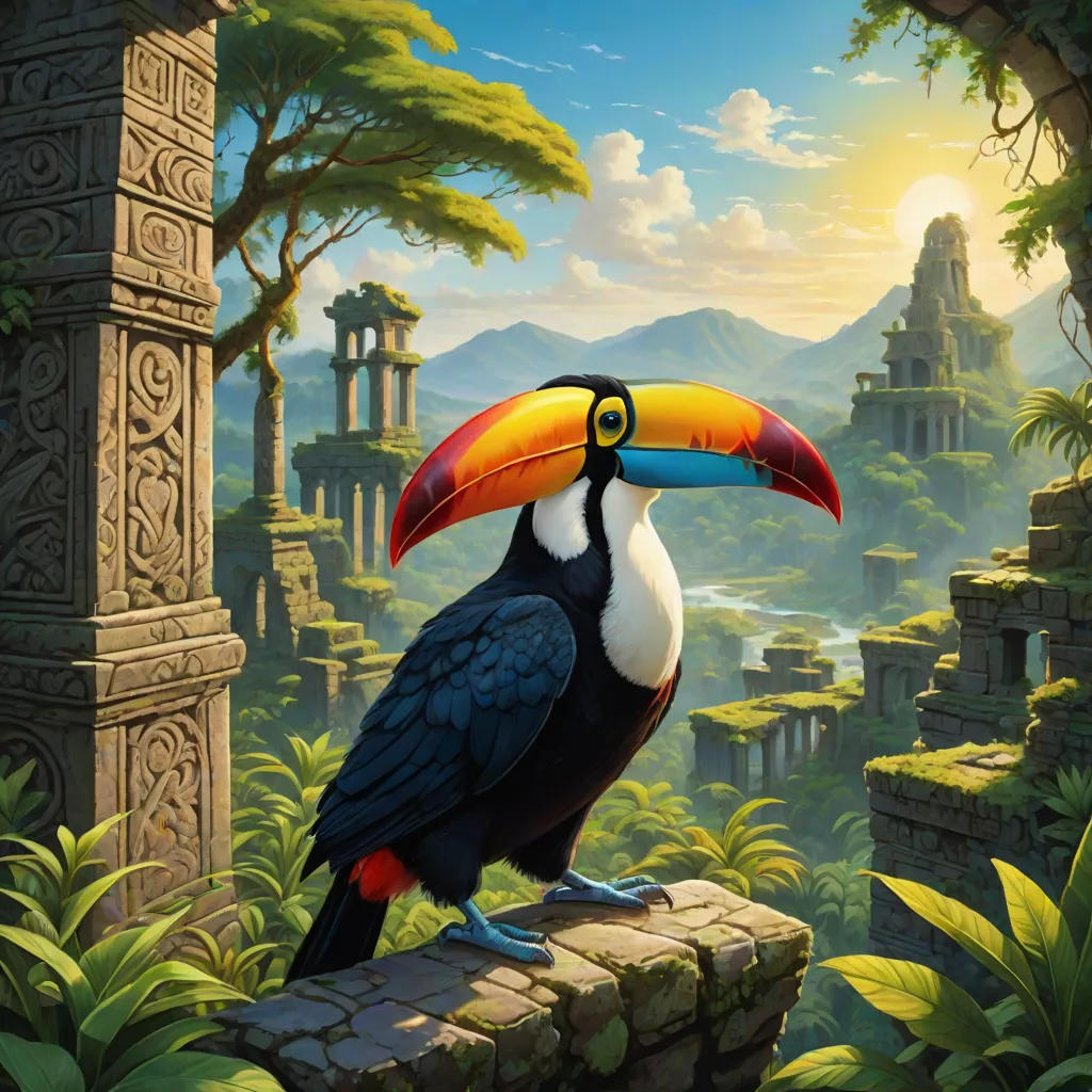 Fritz the Toucan and the Lost Treasure of the Aztec Gods