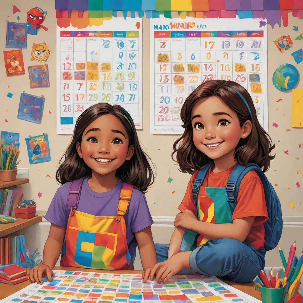 The Time Block Adventure: How Max and Lily Made Time for Everything!