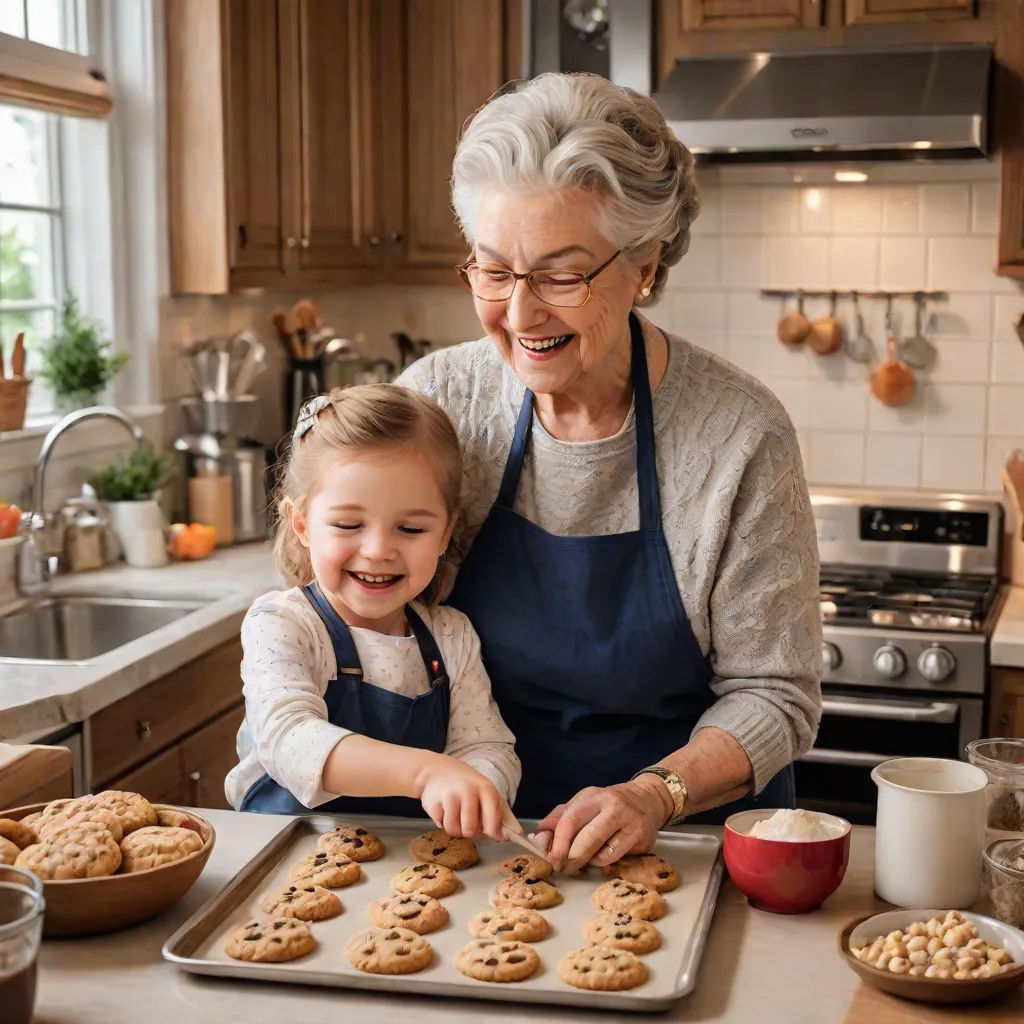 Chloe and Grandma's Chocolate Chip Cookies