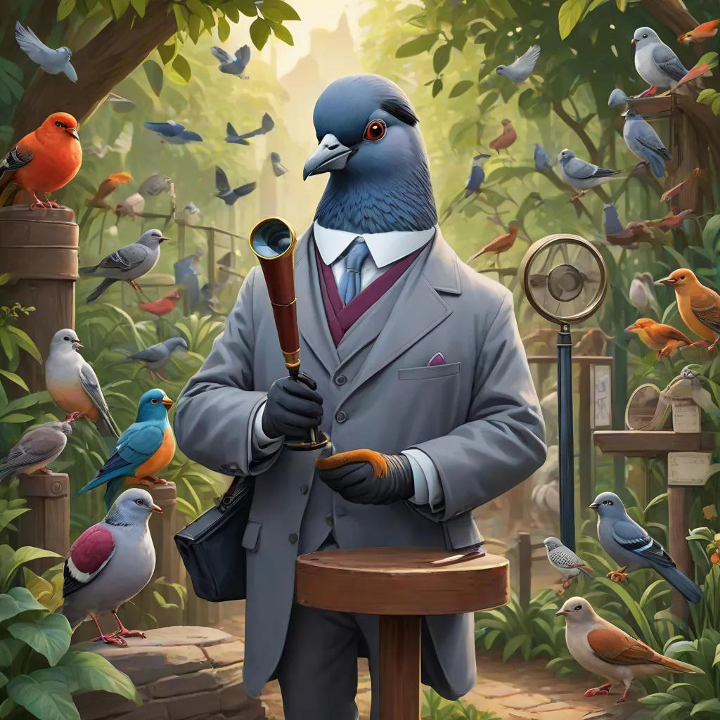 Detective Pigeon Saves the Zoo