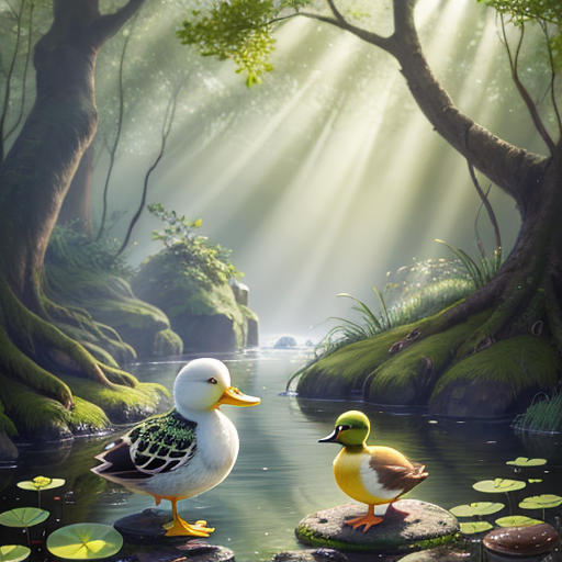 The Sad Duck in the Forest