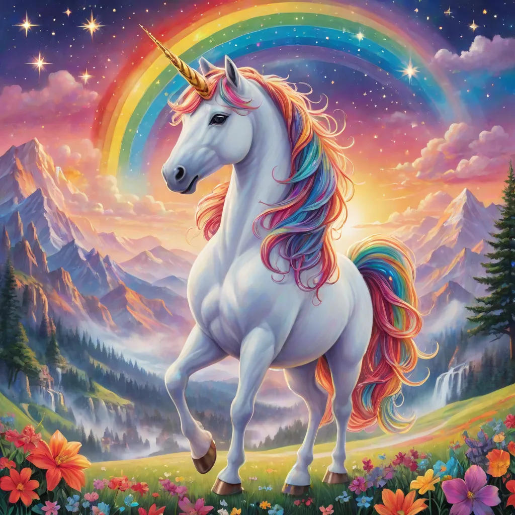 The Rainbow Unicorn and the Lost Star