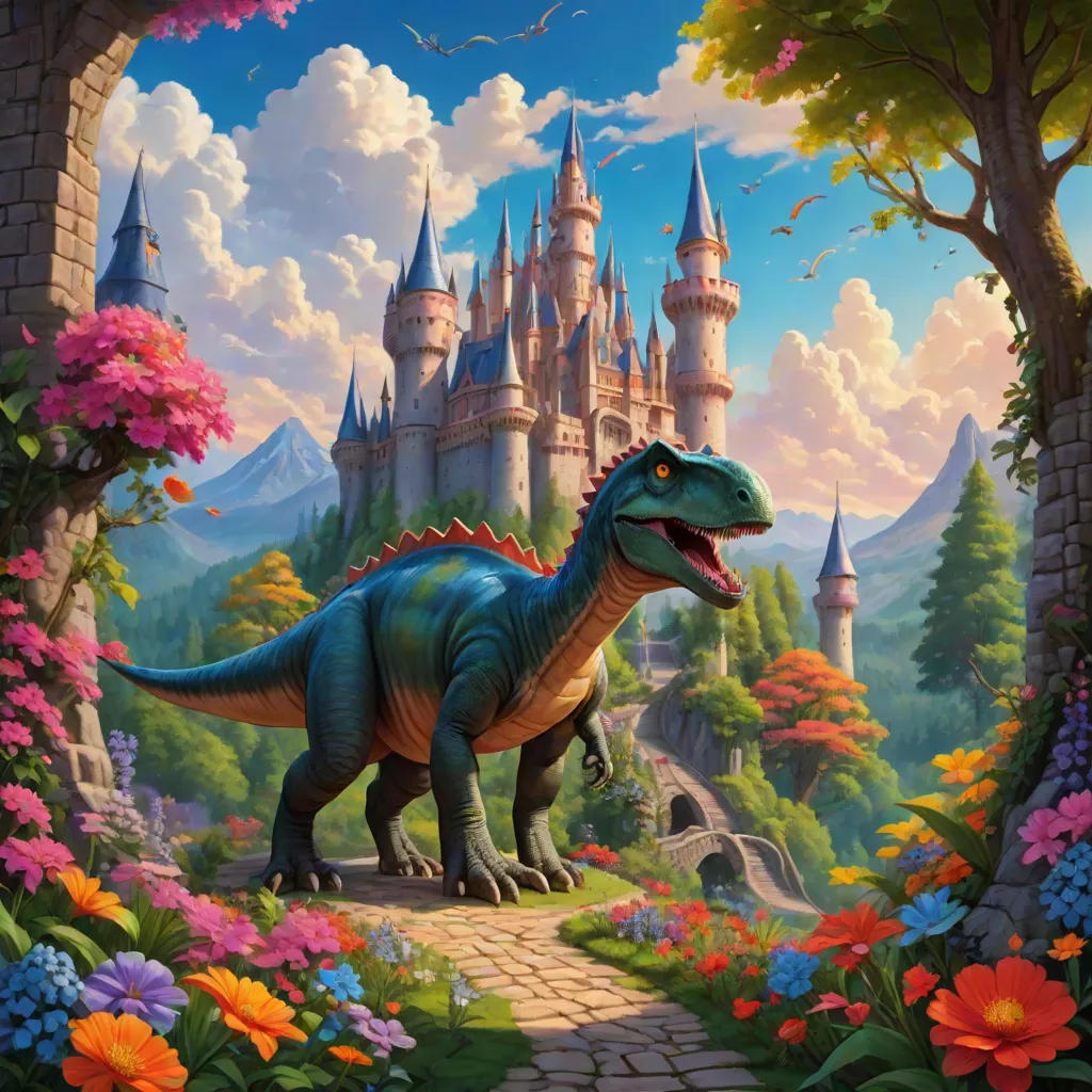 The Enchanted Realm of Dinosaurs