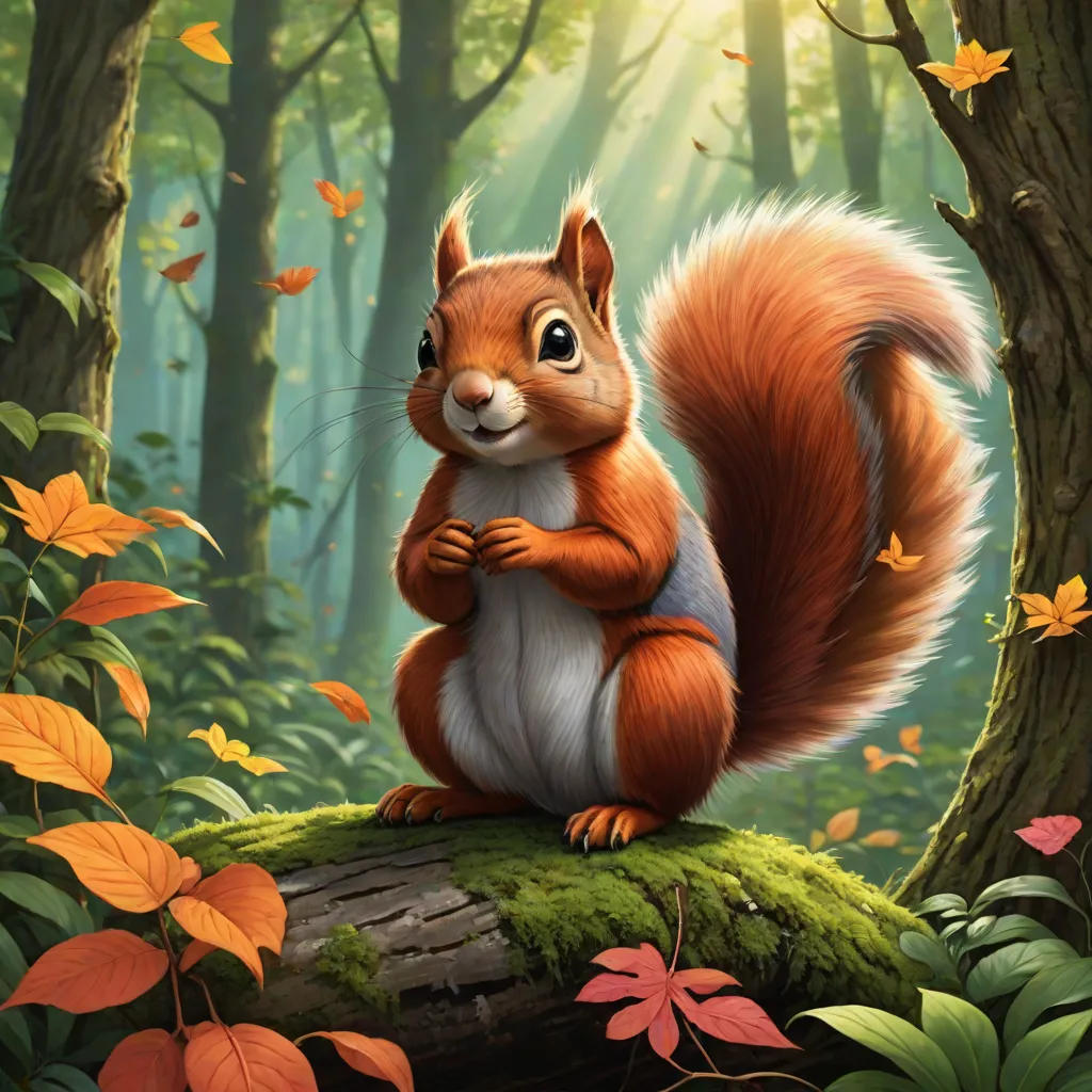 The Brave Little Squirrel