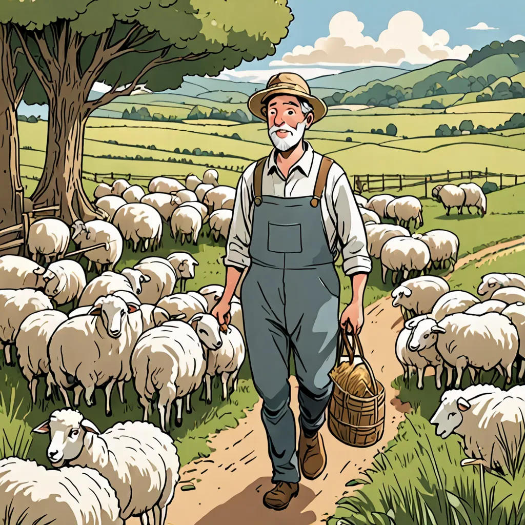 Farmer Bertie and the Lost Sheep