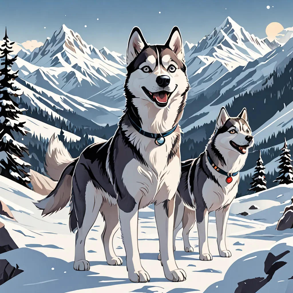 Luna's Snowy Adventure