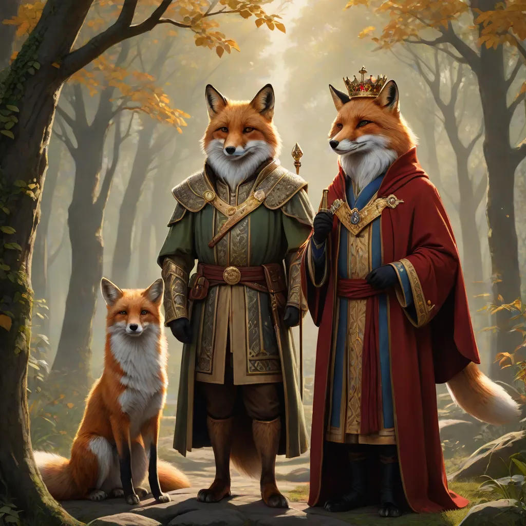 The Wise King and the Clever Fox