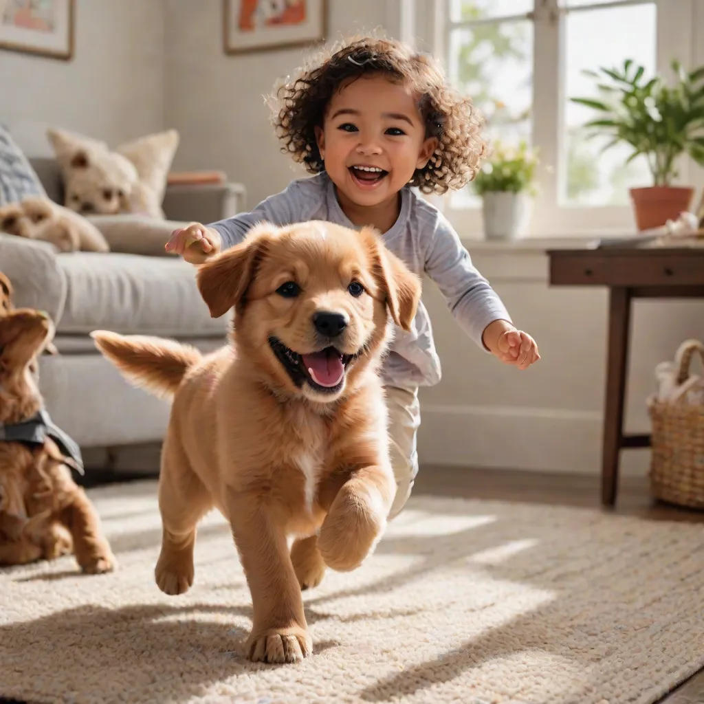 Lila and Her Puppy