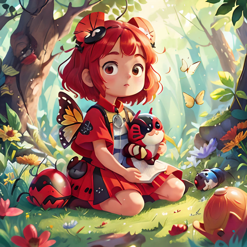 Catarina, la Mariquita que quería ser Mariposa