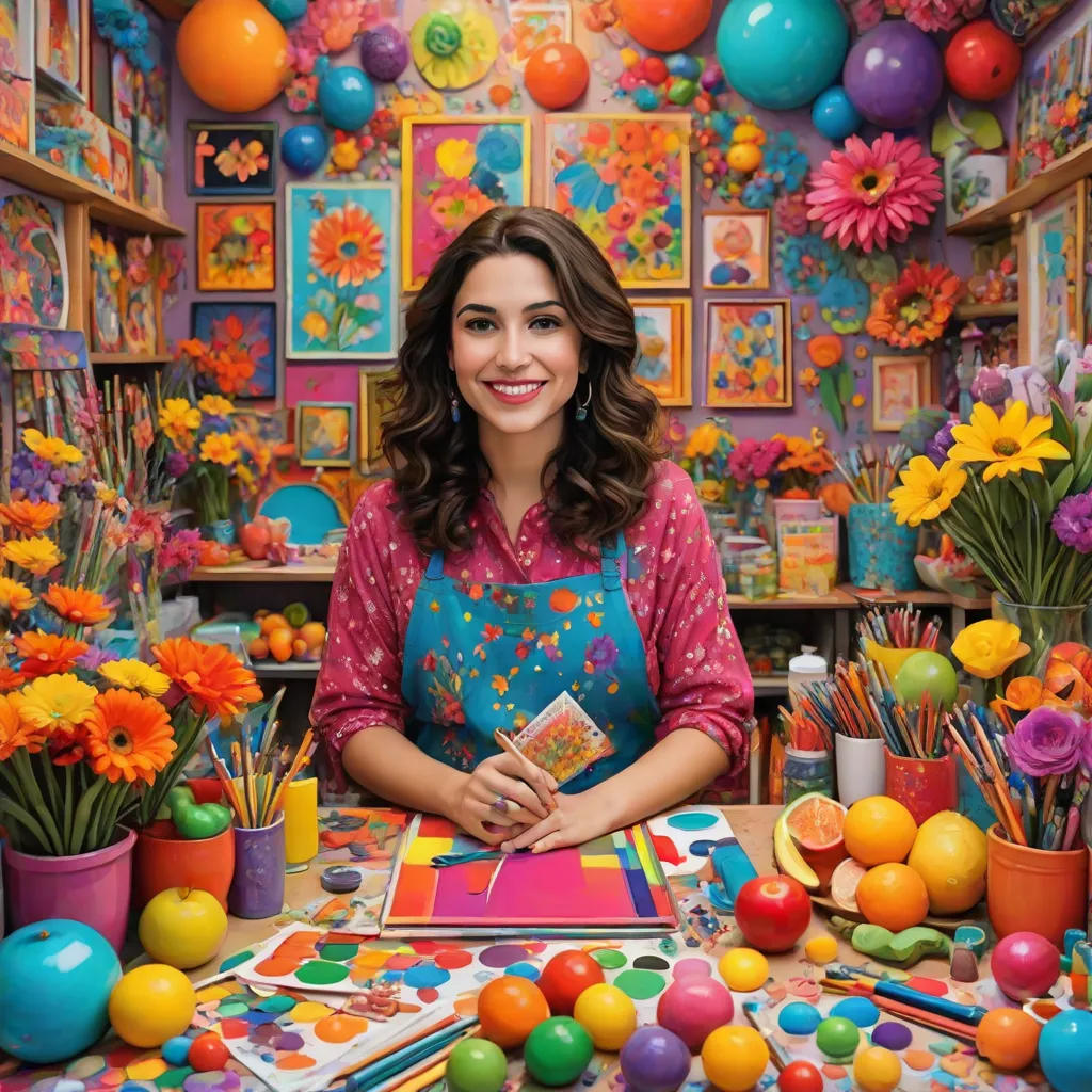 Alessia's Colorful Day