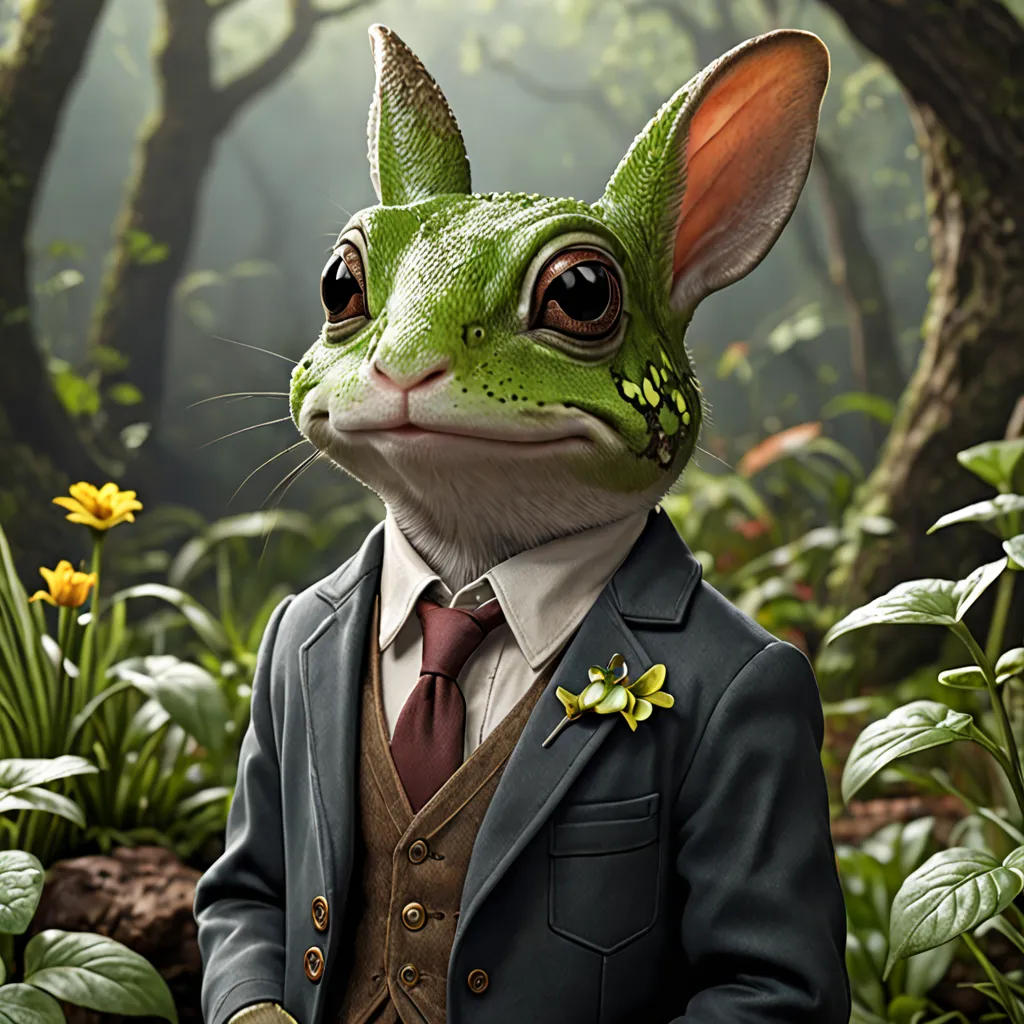 The Fairy Frog and the Rabbit Schoolboy