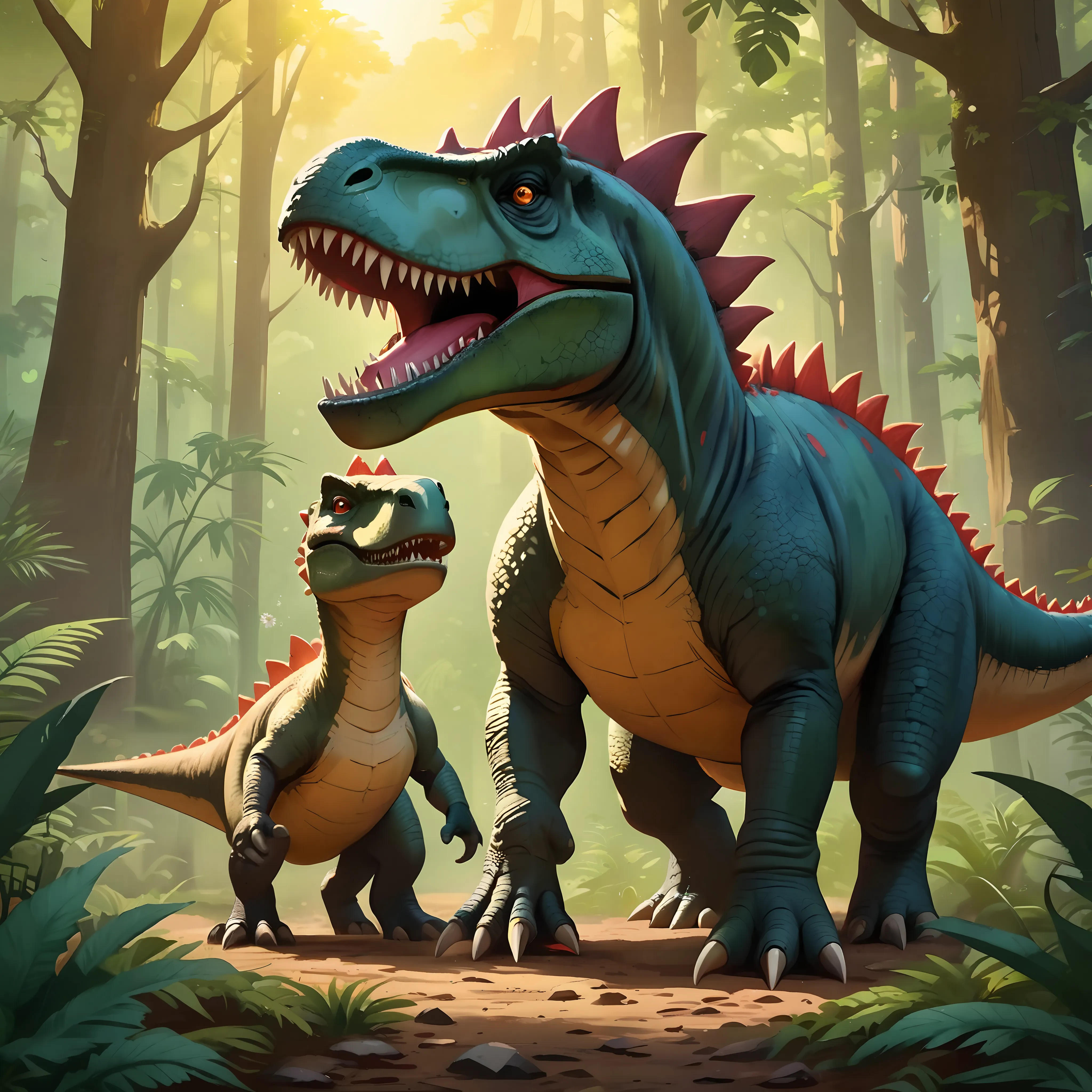 The Brave Little Stegosaurus