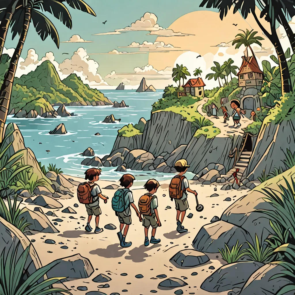 The Treasure Hunters of Mystery Island