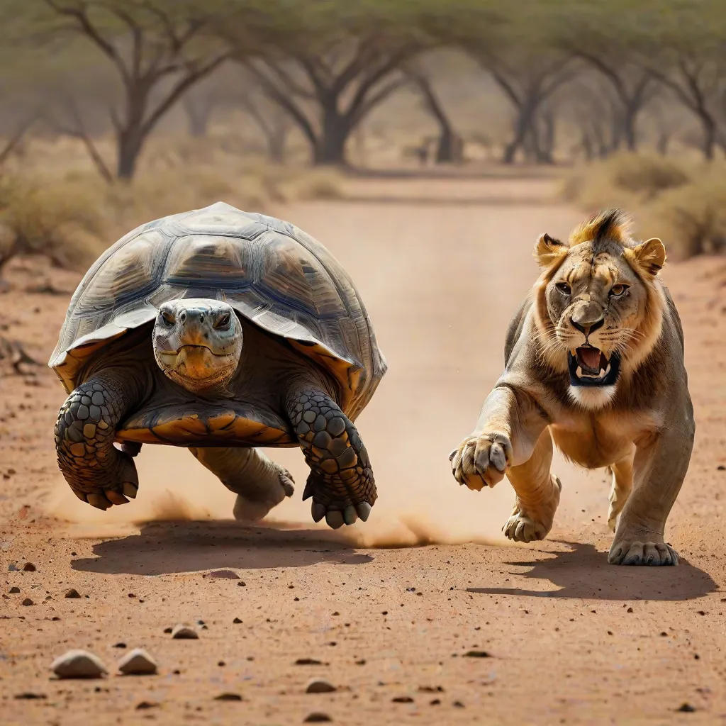 The Lion and the Tortoise