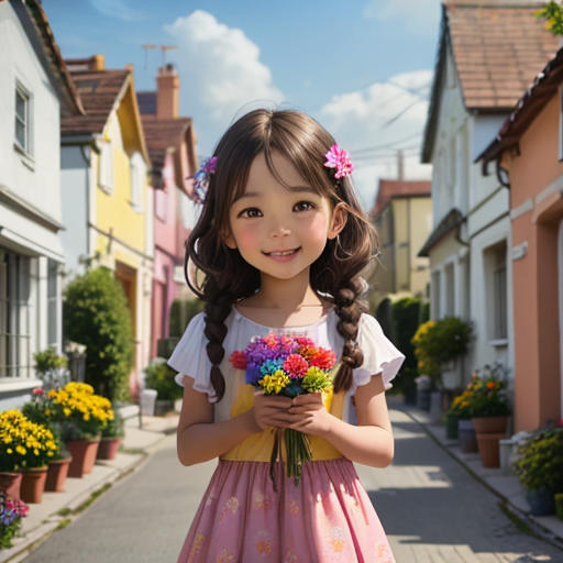 The Little Girl Who Gave Flowers